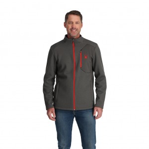 Spyder Bandit Full Zip Fleecejackor Herr Polar | 63150OBHU