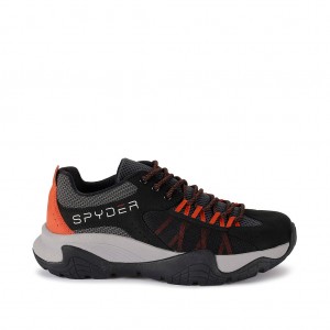 Spyder Boundary Skor Herr Svarta | 08734ORUT