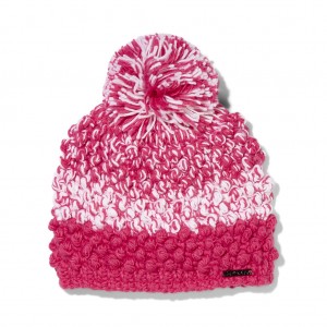 Spyder Brrr Berry Pom Mössa Dam Rosa | 39564ZONW