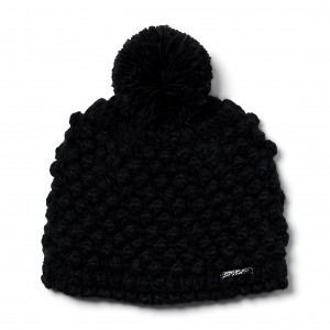 Spyder Brrr Berry Pom Mössa Tjej Svarta | 05961KQEU