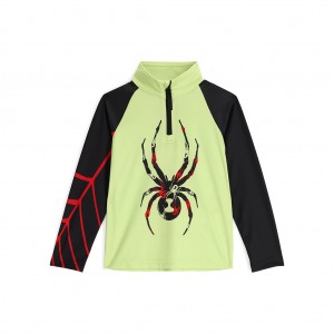 Spyder Bug Half Zip Blast Pojke Ljusgröna | 57620GLQV