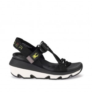Spyder Chersky Sandaler Dam Svarta | 02491IFTE