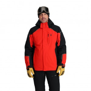Spyder Copper Isolerade Jackor Herr Volcano | 70285BMIO