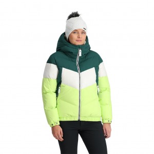 Spyder Eastwood Dunjackor Dam Ljusgröna | 32408MXBD