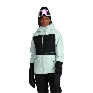 Spyder Jagged Skaljackor Dam Wintergreen | 17932LMIP