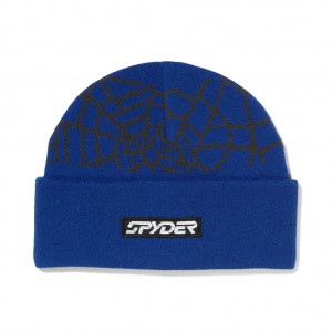 Spyder Nebula Beanie Mössa Herr Blå | 15024XHFJ