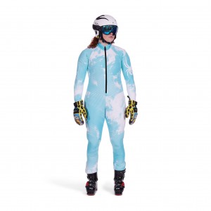 Spyder Nine Ninety Race Suits Dam Blå | 18567CTWS