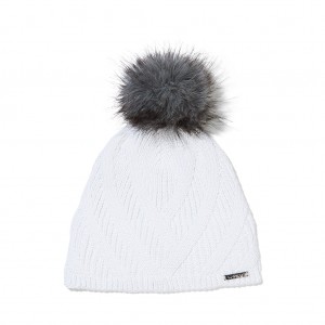 Spyder Royal Pom Mössa Dam Vita | 46029TBKA