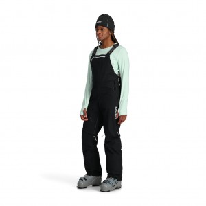 Spyder Solitaire Bib Skalbyxor Dam Svarta | 75204ABIU