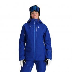 Spyder Solitaire Skaljackor Dam Blå | 17280JHPV