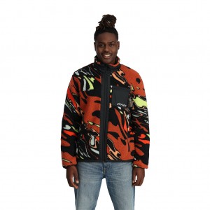 Spyder Unisex Sherman Full Zip Fleecejackor Herr Olika Färger | 56102ELMZ